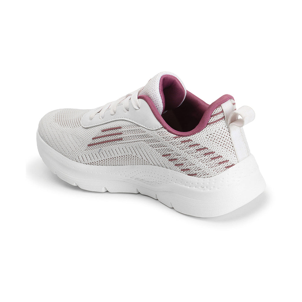 Women Mesh Flyknit Technology Lace-Up Sports Shoes