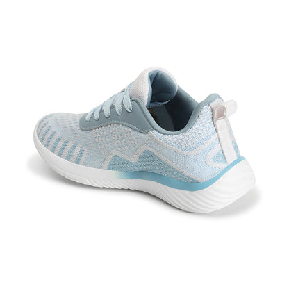Women Mesh Flyknit Technology Lace-Up Sports Shoes