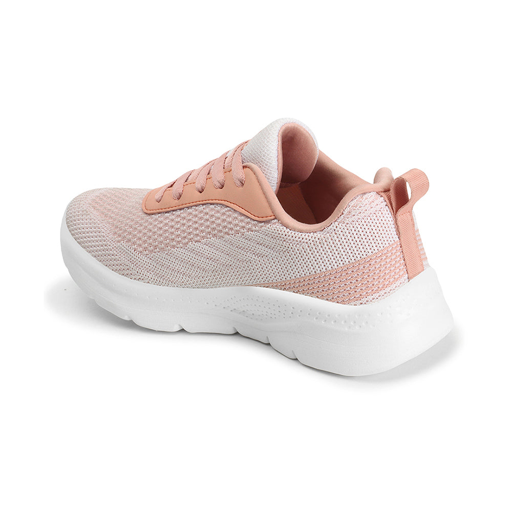 Women Mesh Flyknit Technology Lace-Up Sports Shoes