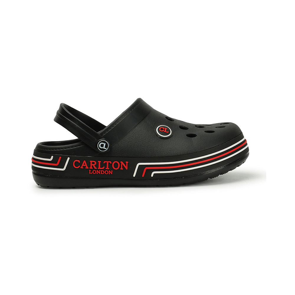 Men Sporty Striped Slip On Clogs