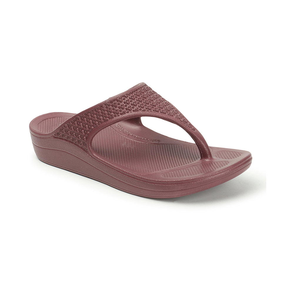 Women Solid Casual Thong Wedge Sandals