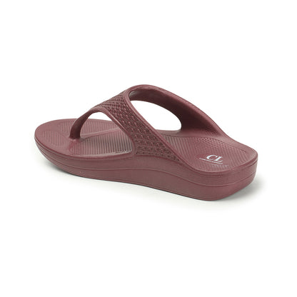 Women Solid Casual Thong Wedge Sandals