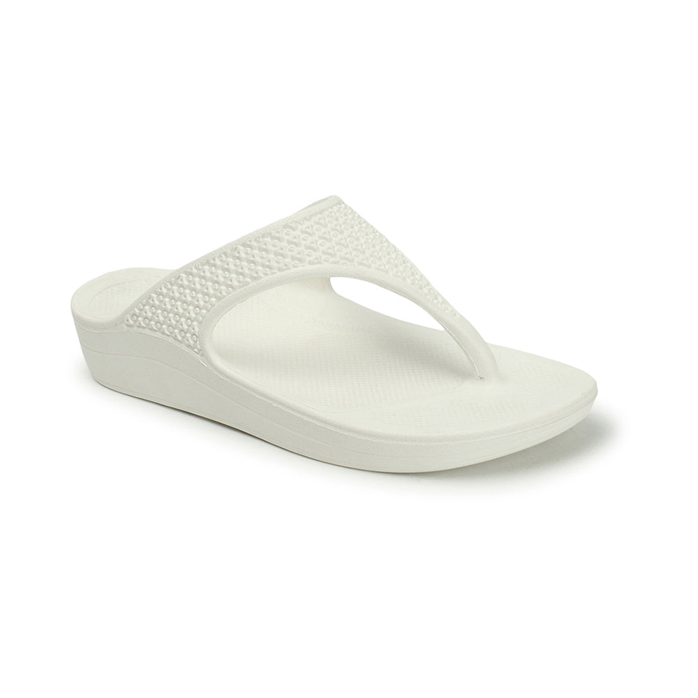 Women Solid Casual Thong Wedge Sandals