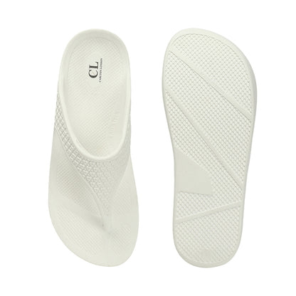 Women Solid Casual Thong Wedge Sandals