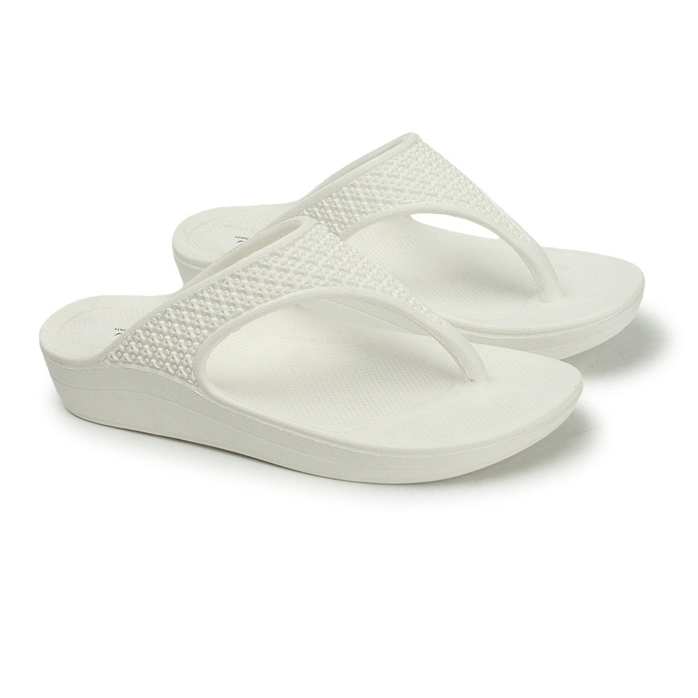 Women Solid Casual Thong Wedge Sandals