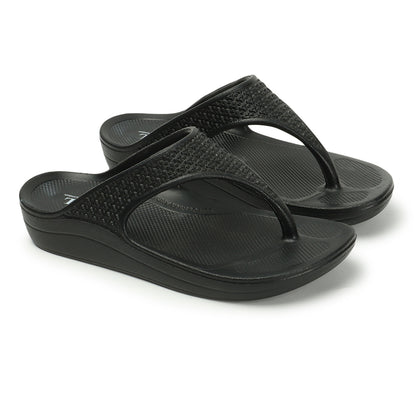 Women Solid Casual Thong Wedge Sandals