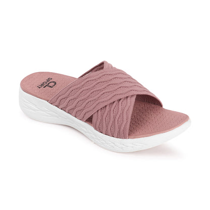 Women Criss Cross Klynit Comfort Slides