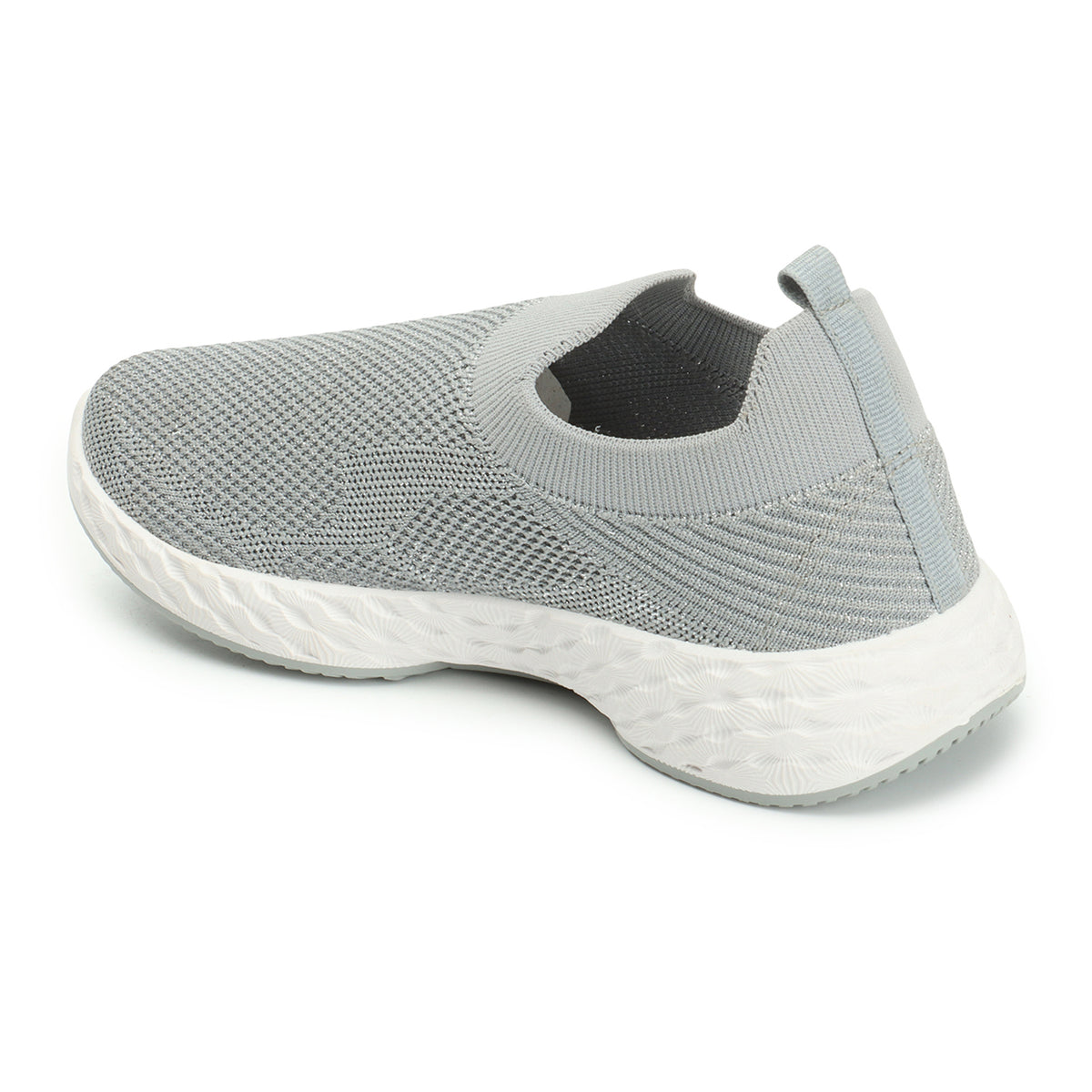 Women Woven Design Lightweight Slip On Sneakers