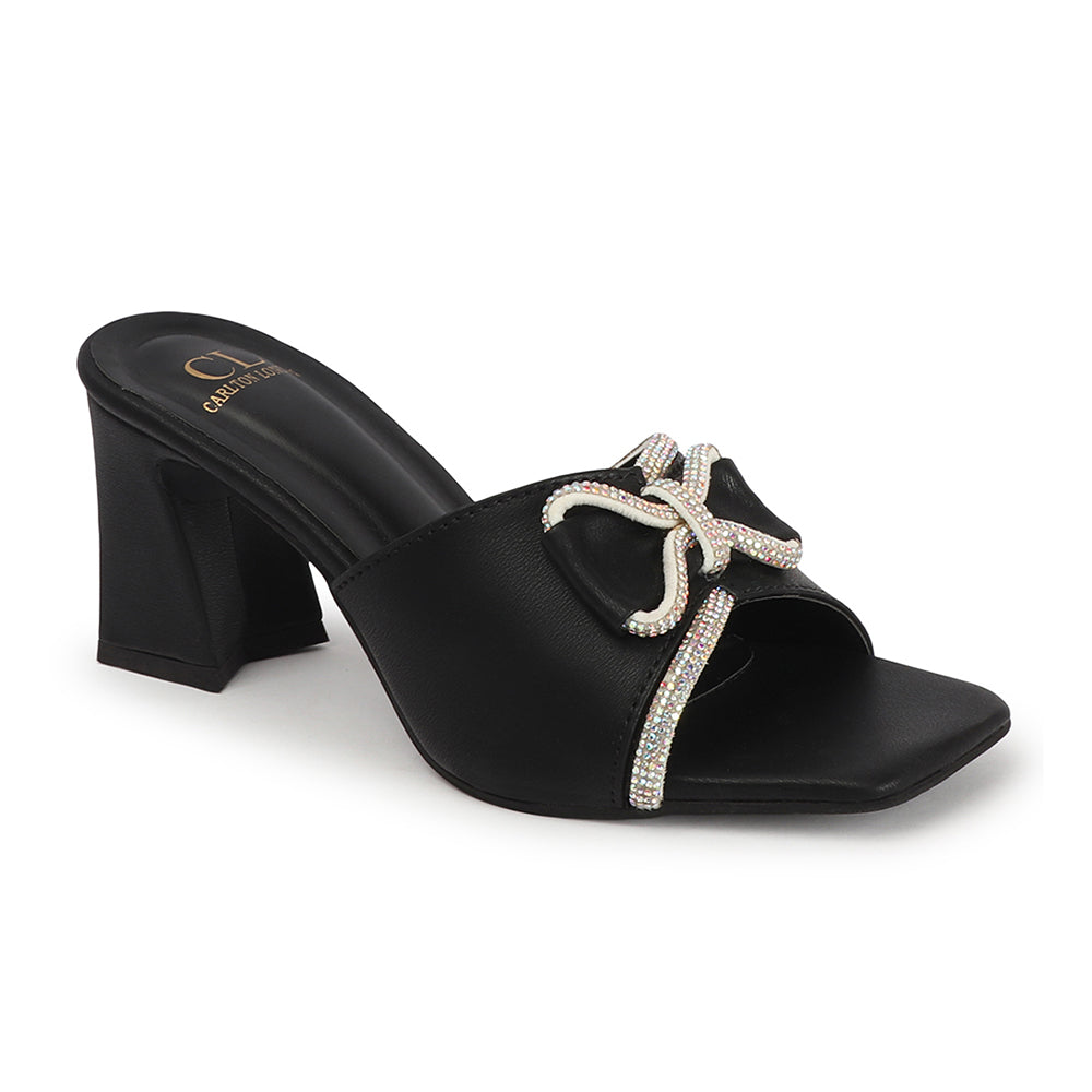 Women Embellished Party Block Heel Sandals