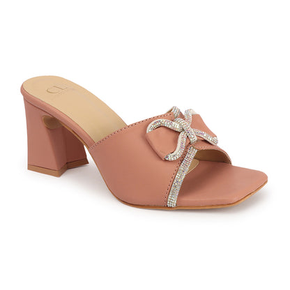 Women Embellished Party Block Heel Sandals