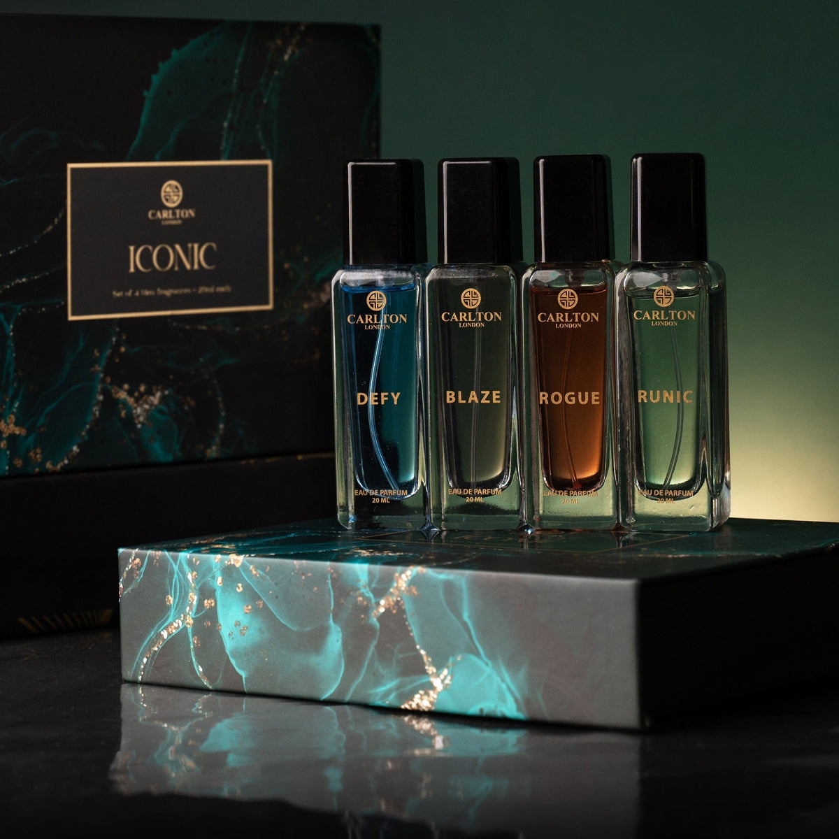 Luxury Perfume Iconic Gift Set For Men Eau De Parfum 4X20 Ml