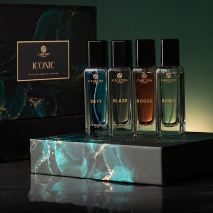 Luxury Perfume Iconic Gift Set For Men Eau De Parfum 4X20 Ml