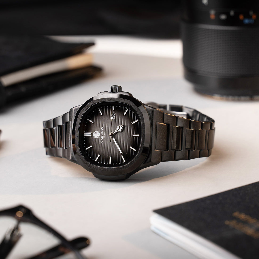 Arthur Men Analog Black Black Watch -CLSBLKNM