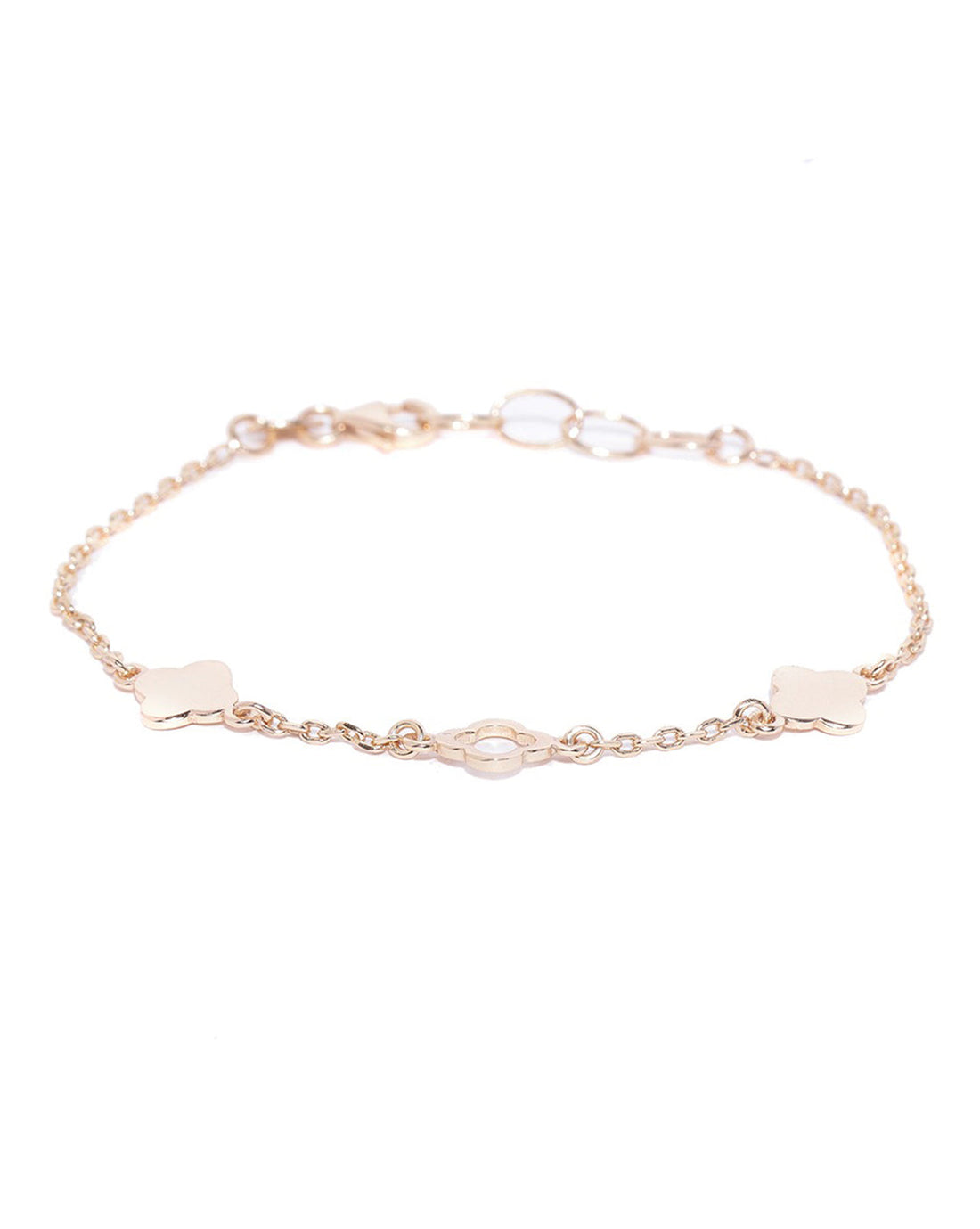 Carlton London Rose Gold Plated Bracelet For Women