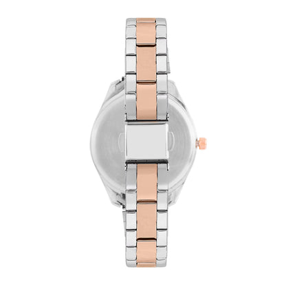 Carlton London Women Rose Gold/Brown Stainless Steel Harper Analog Watch  - CLBRTBRN