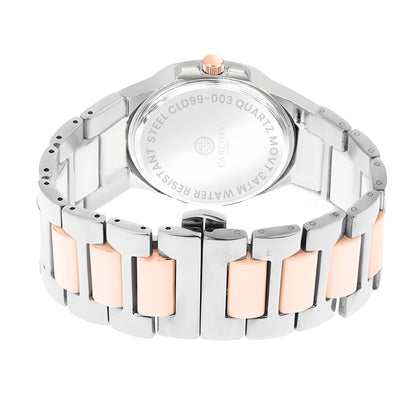 Grace Women Analog Blue Stainless Steel Watch-CLDPP-003