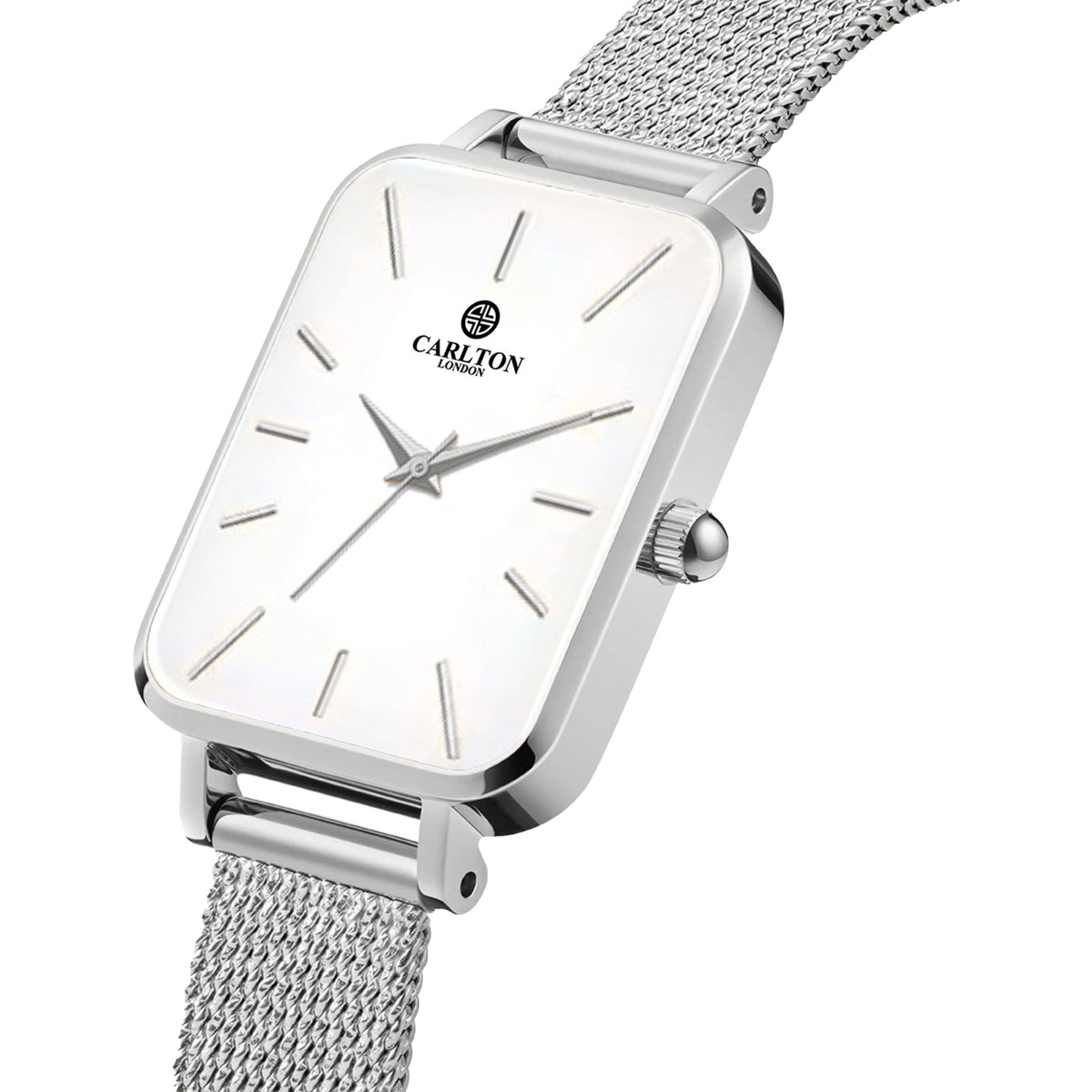 Women Diana CLDWMS-01 Analog White Silver Stainless Steel Mesh - Watch