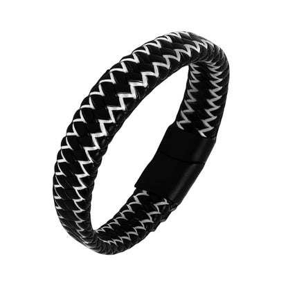 Men Leather Multistrand Bracelet  - CLJW-39