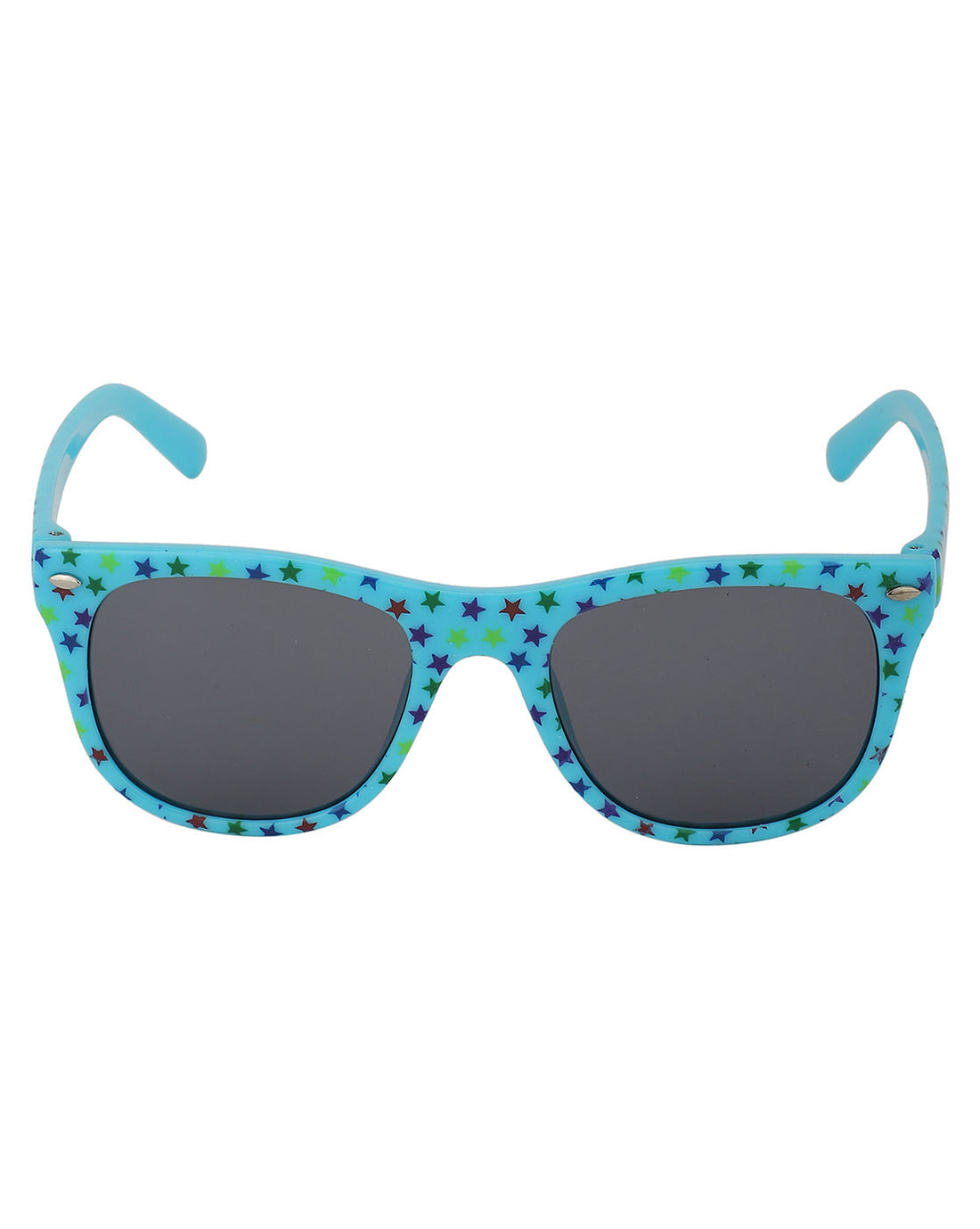 Carlton London Black Lens &amp; Blue Wayfarer Sunglasses For Boy