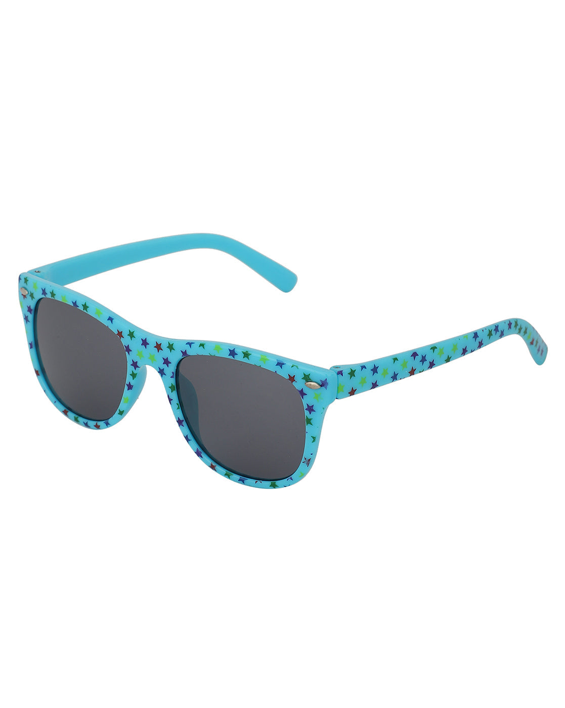 Carlton London Black Lens &amp; Blue Wayfarer Sunglasses For Boy