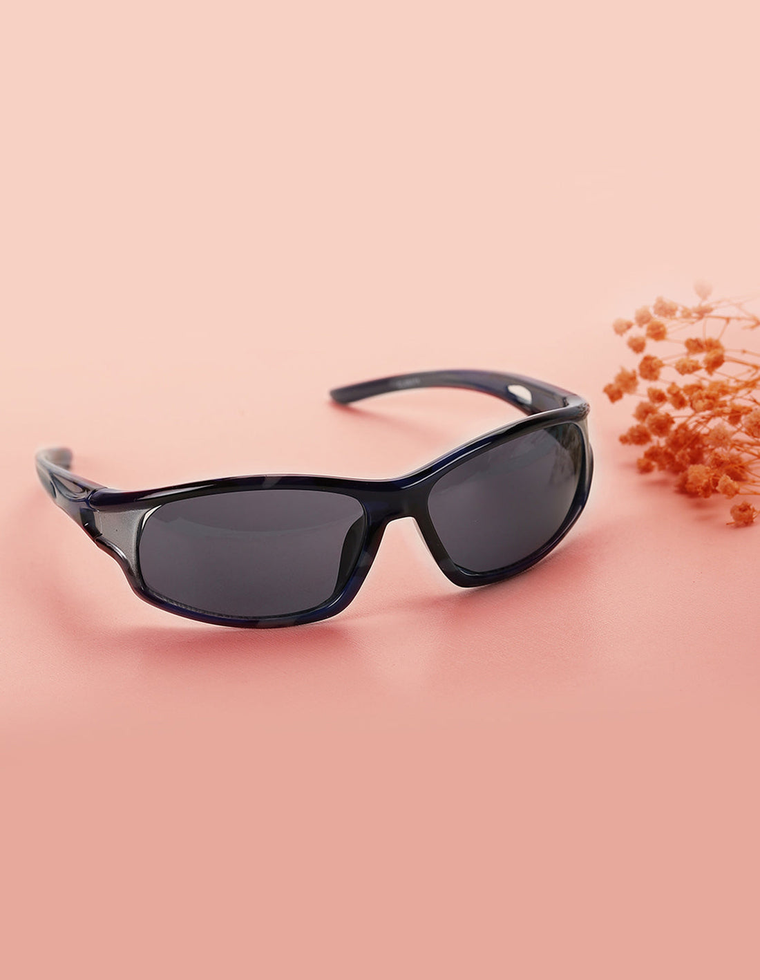 Carlton London Black Lens &amp; Blue Sports Sunglasses For Boy