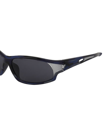 Carlton London Black Lens &amp; Blue Sports Sunglasses For Boy