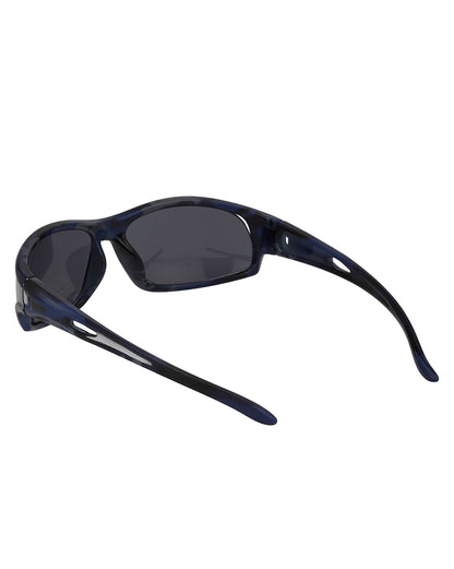 Carlton London Black Lens &amp; Blue Sports Sunglasses For Boy
