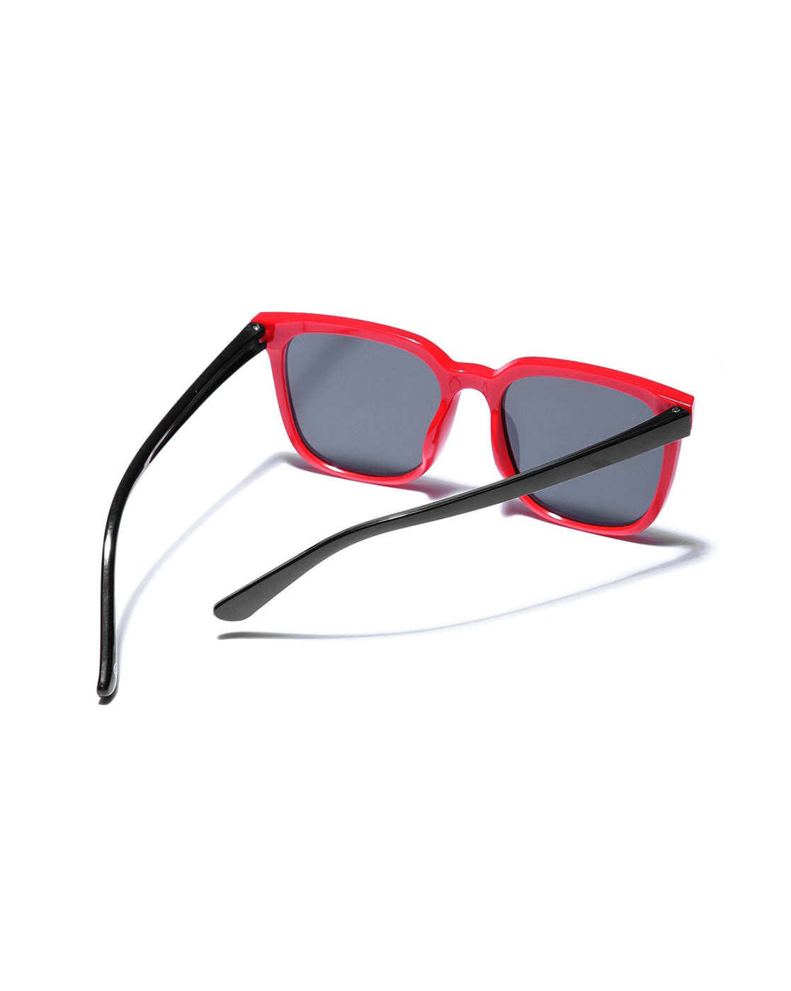 Red &amp; Black Toned with Polarised Lens Rectangle Sunglass for boy