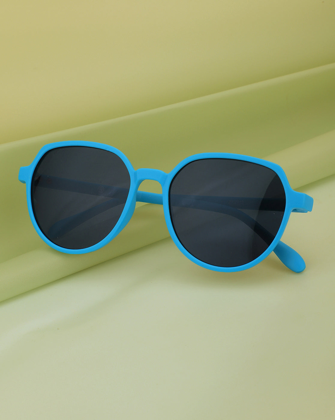 Turquoise Toned with Polarised Lens Oval Sunglass for boy