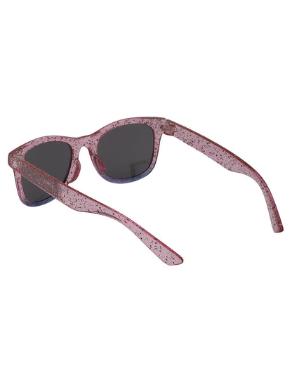 Carlton London Black Lens &amp; Pink Square Sunglasses For Girl