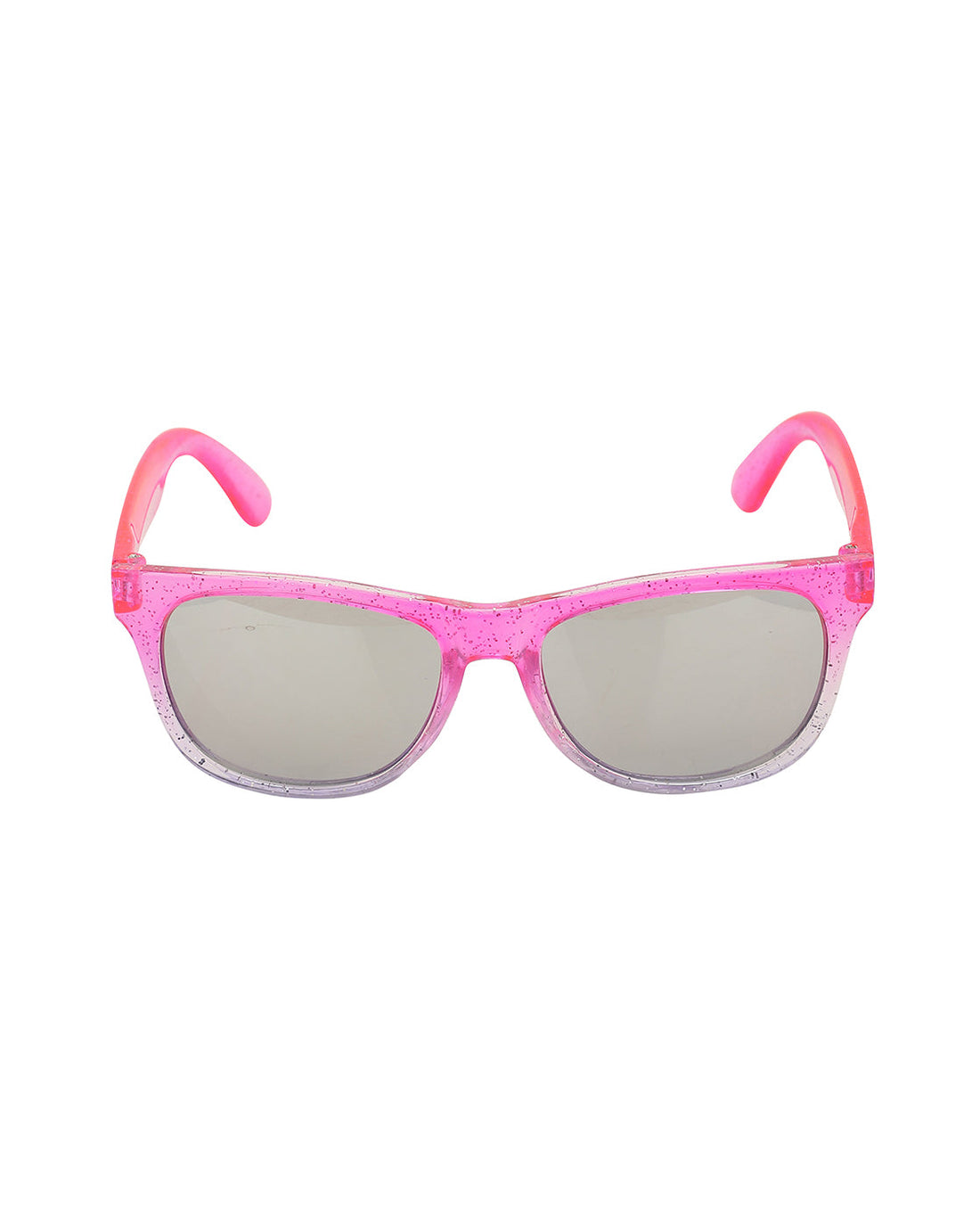 Kids Girls Pink With Uv Protected Lens Mirror Sunglass