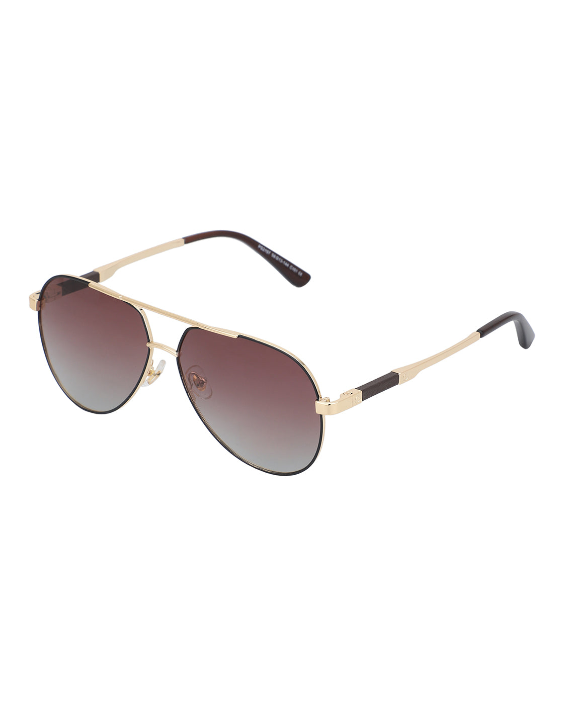 Premium Gold with Brown Toned &amp; Polarised Lens Aviator Sunglass for men