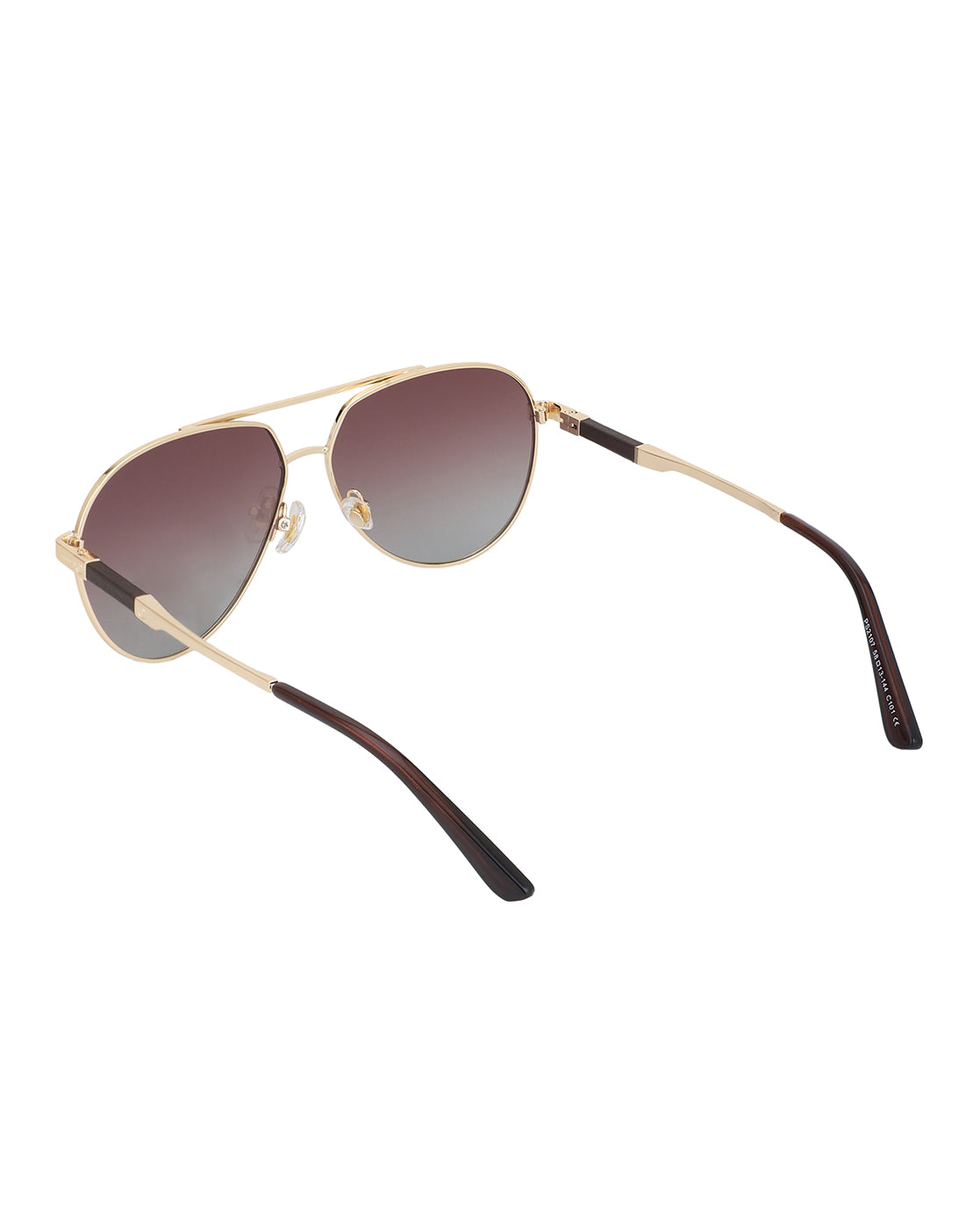Premium Gold with Brown Toned &amp; Polarised Lens Aviator Sunglass for men
