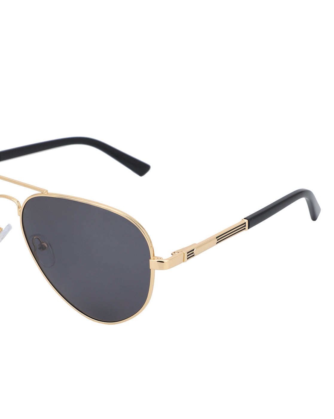 Premium Gold with Black Toned &amp; Polarised Lens Aviator Sunglass for men