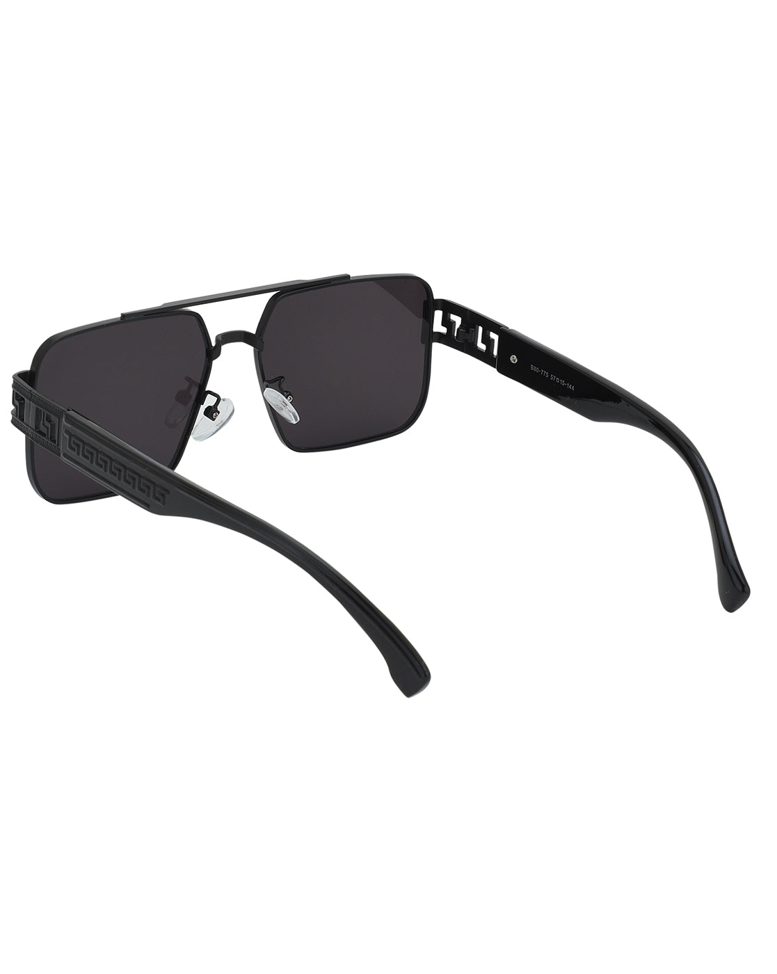 Black Toned with UV Protected Lens Rectangle Sunglass for men