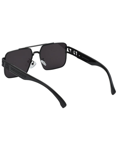 Black Toned with UV Protected Lens Rectangle Sunglass for men