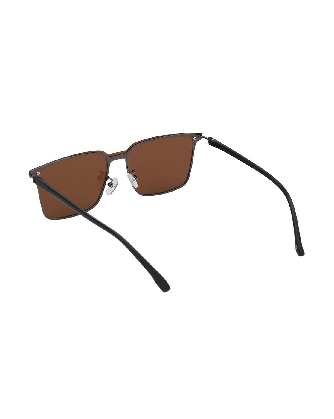 Black Toned with Brown Polarised lens Wayfarer Sunglass for mens