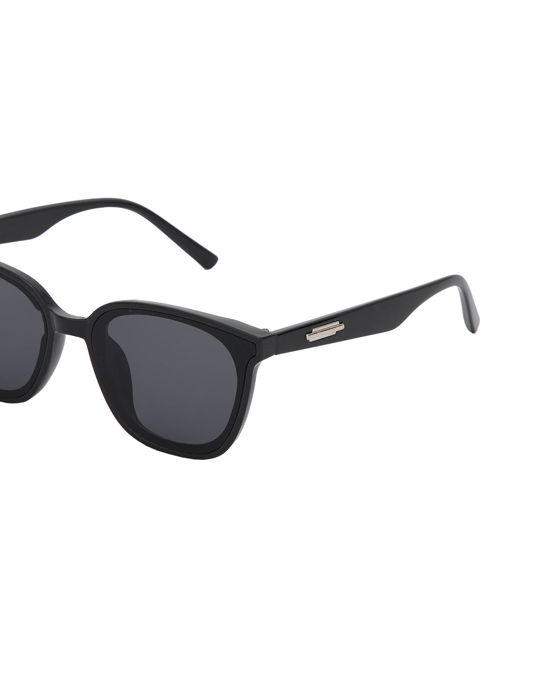 Black Toned with Black UV Protected Lens Rectangle Sunglass for unisex