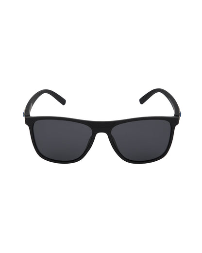 Black with Blue Toned and Blue Polarised Lens Wayfarer Sunglass for men