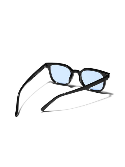 Black Toned with Polycarbonate UV Protected Lens Rectangle Sunglass for Unisex