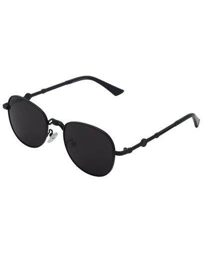 Black Toned with UV Protected Lens Rectangle Sunglass for unisex