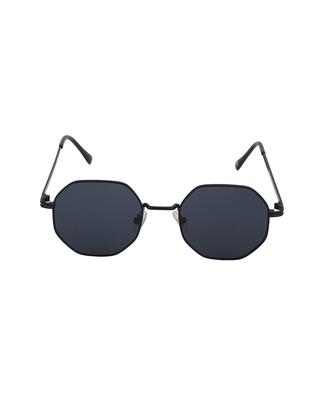 Black Toned with UV Protected Lens Rectangle Sunglass for unisex