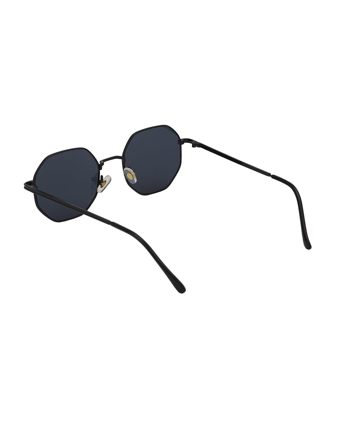 Black Toned with UV Protected Lens Rectangle Sunglass for unisex