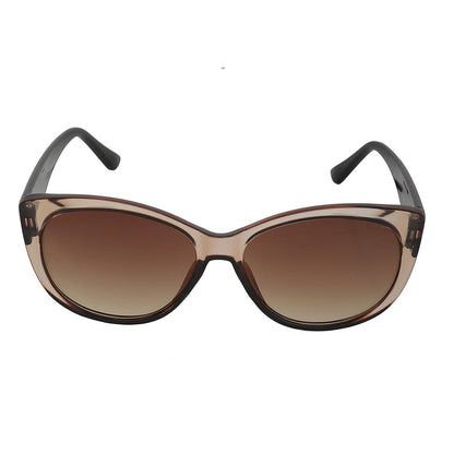 Carlton London Brown &amp; Black Toned Uv Protected Rectangle Sunglasses For Women