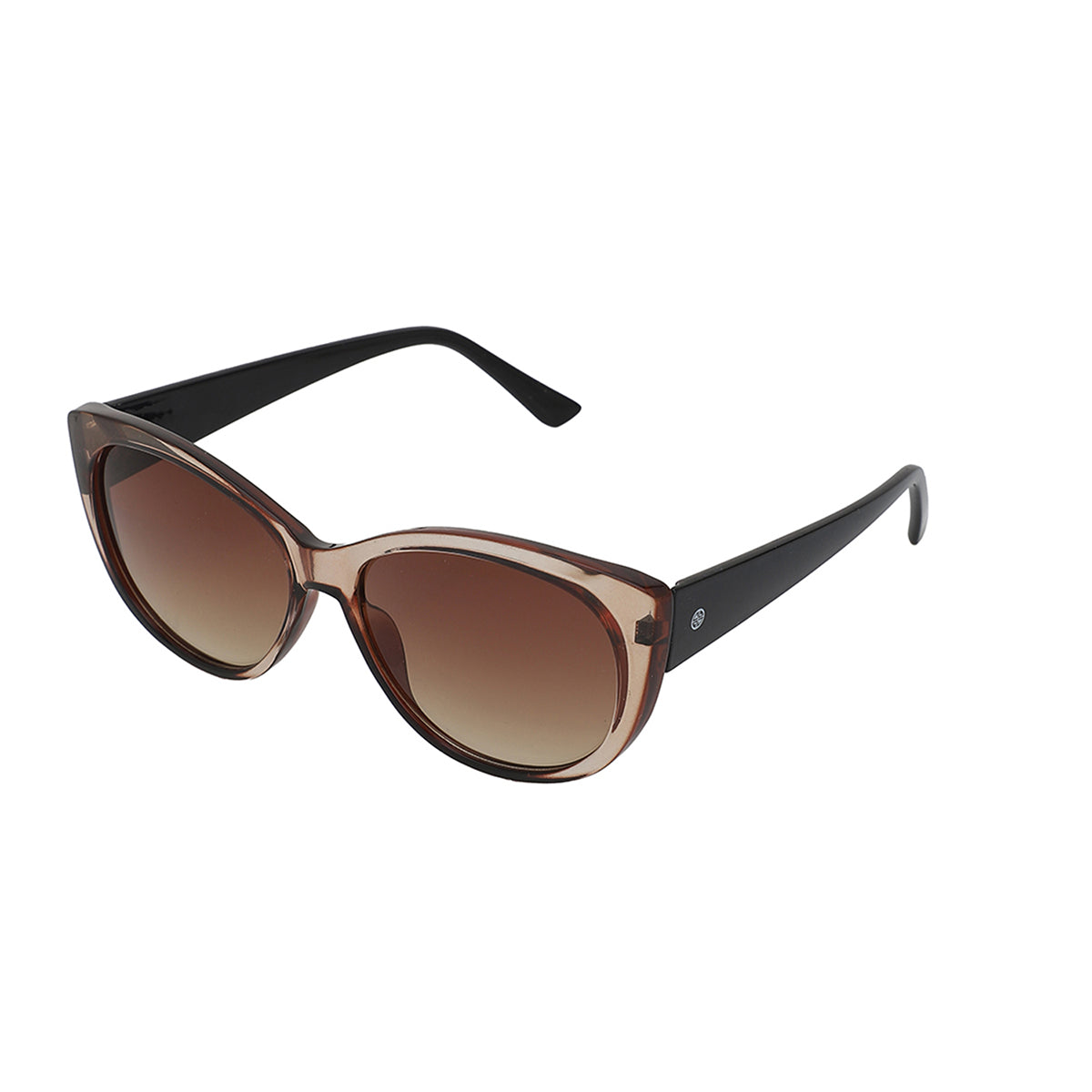 Carlton London Brown &amp; Black Toned Uv Protected Rectangle Sunglasses For Women
