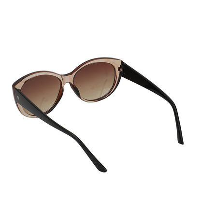 Carlton London Brown &amp; Black Toned Uv Protected Rectangle Sunglasses For Women