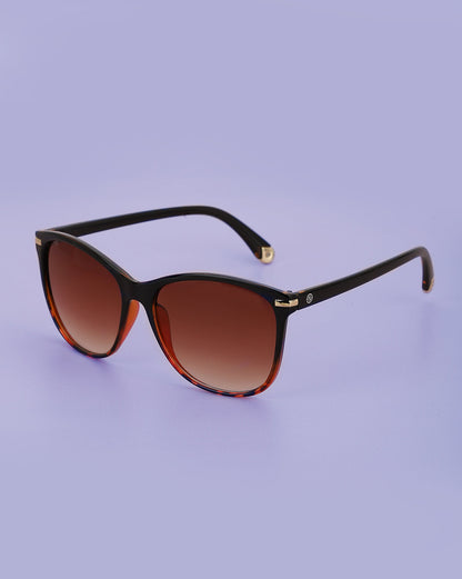 Double Toned With Uv Protected Rectangle Sunglass For Unisex