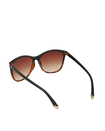 Double Toned With Uv Protected Rectangle Sunglass For Unisex