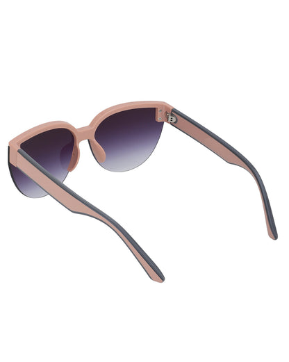 Premium Pink with Grey Toned &amp; UV Protected Lens Cat Eye Sunglass for women