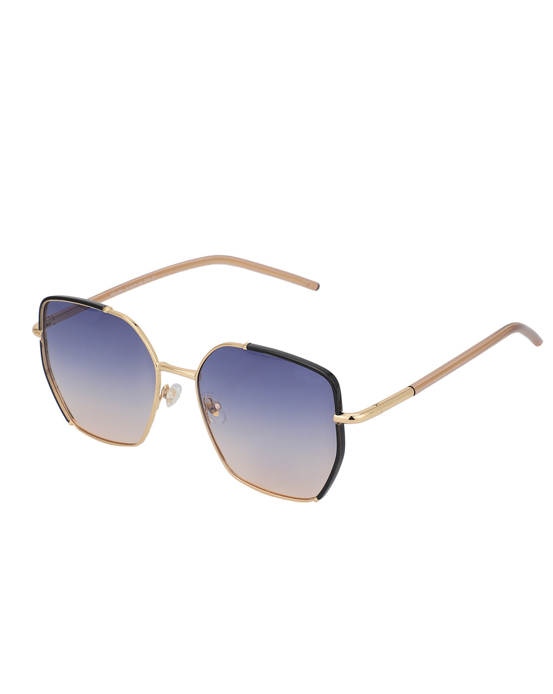 Premium Gold with Black Toned &amp; Polarised Lens Oversized Sunglass for Women